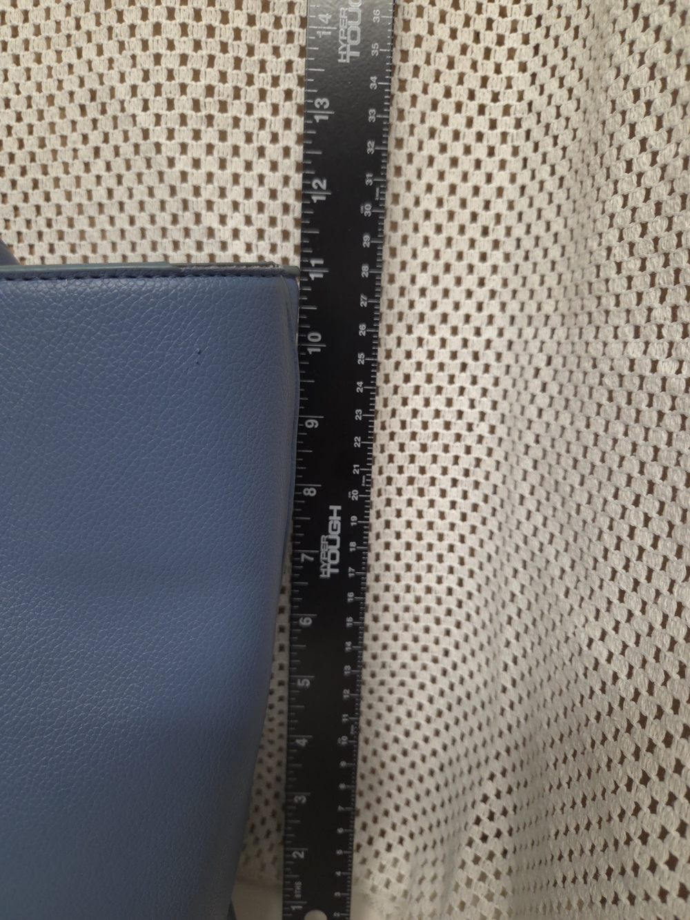 Anne Klein Blue Tote with Gold Logo Charms #162 - Picture 8 of 14